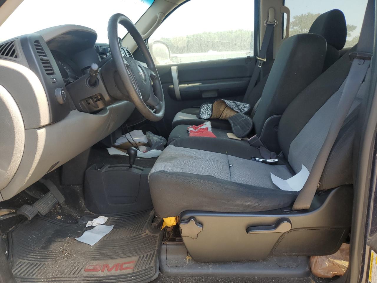 2009 GMC Sierra VIN 2GTEK13C791109861 Copart auction photo, vandalism damage thumbnail 7