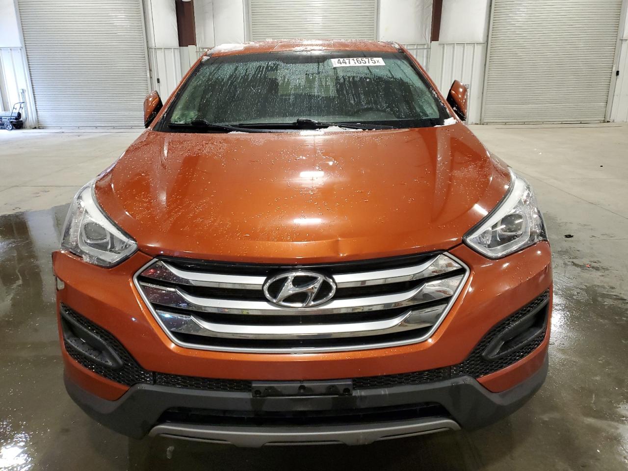 2015 Hyundai Santa Fe VIN 5XYZTDLB0FG282582 Copart auction photo, front end / side damage thumbnail 5