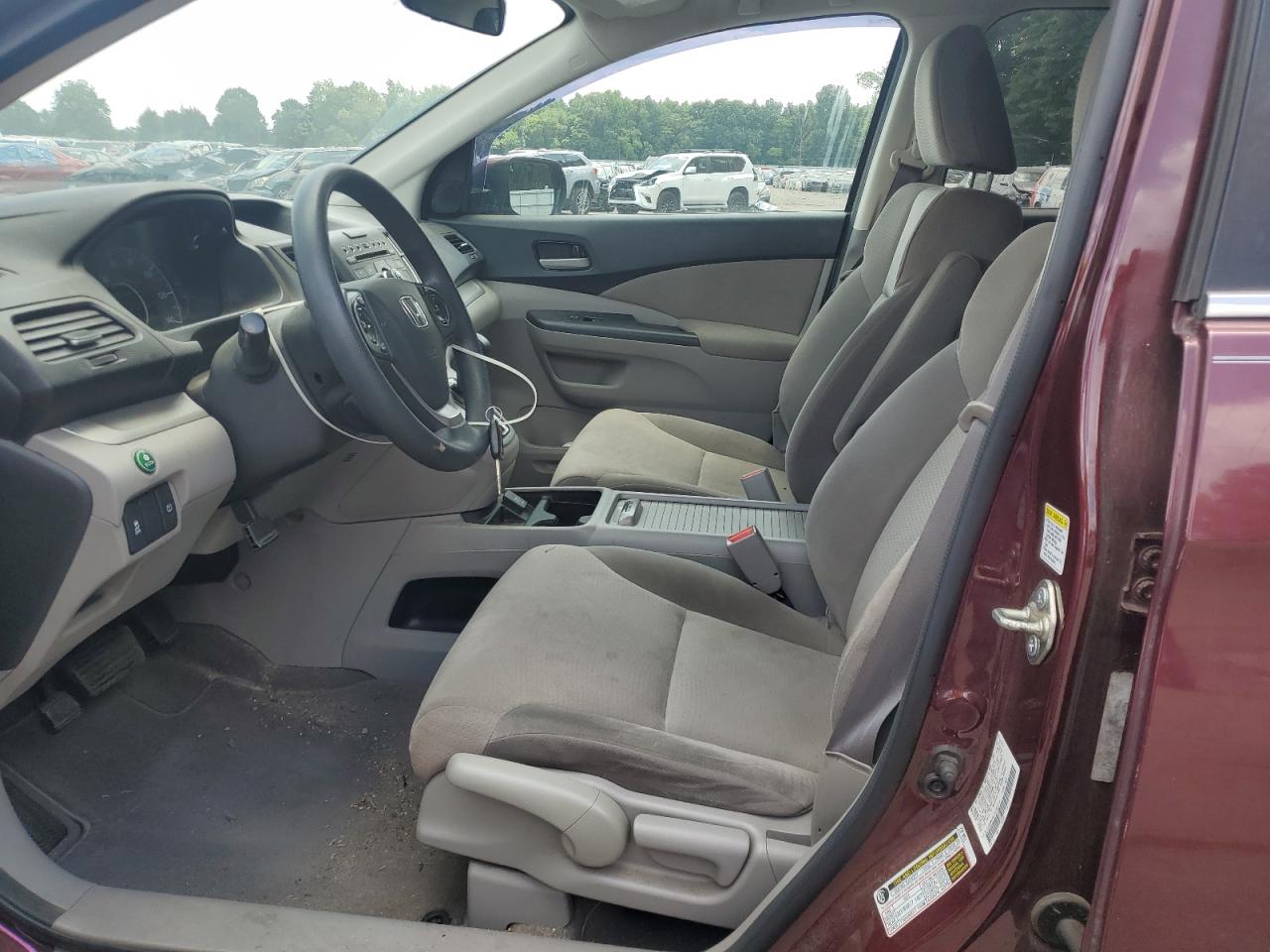 2014 Honda CR-V VIN 5J6RM4H52EL099326 Copart auction photo, side / front end damage thumbnail 7