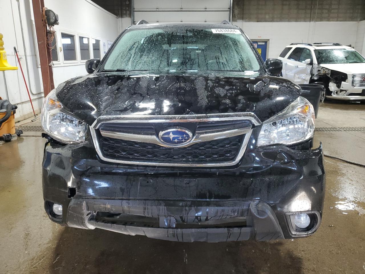 2016 Subaru Forester VIN JF2SJAHC8GH566155 Copart auction photo, front end / side damage thumbnail 5