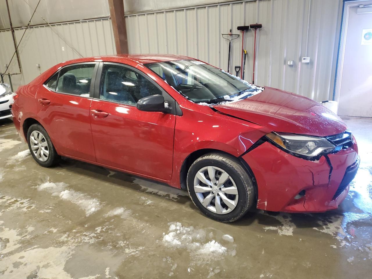 2014 Toyota Corolla VIN 5YFBURHE1EP114426 Copart auction photo, front end damage thumbnail 4