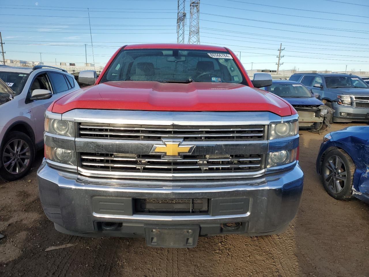 2015 Chevrolet Silverado VIN 1GC0CUEG1FZ120723 Copart auction photo, front end / side damage thumbnail 5