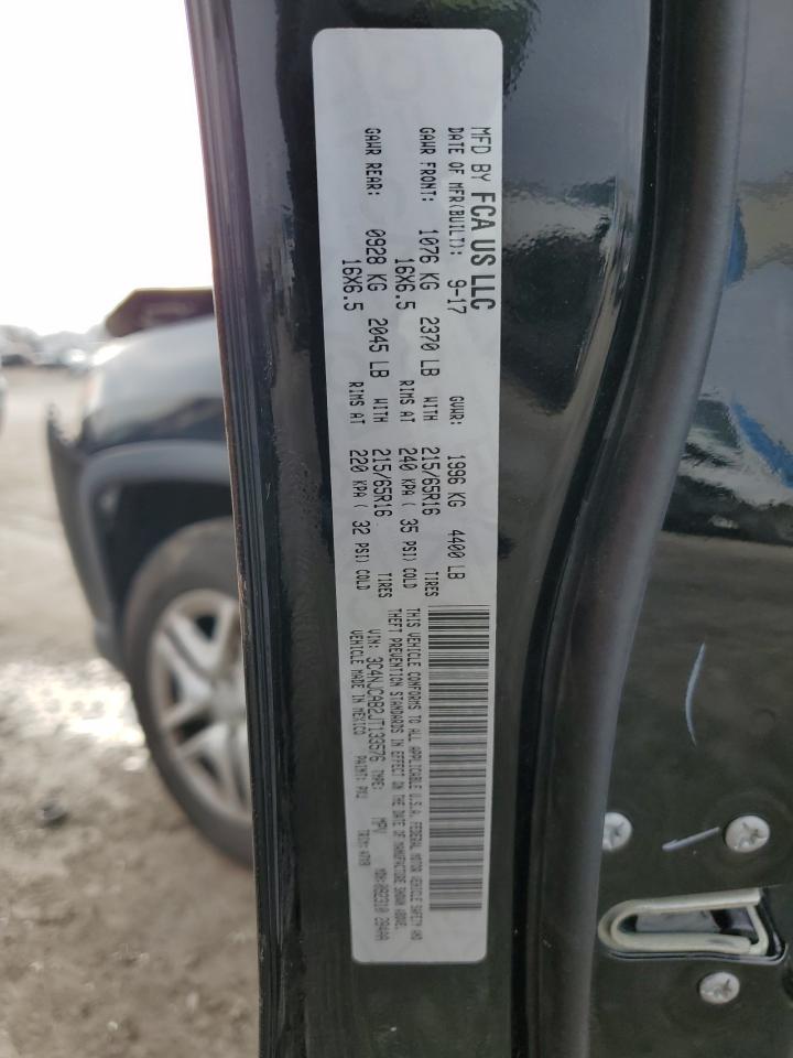 2018 Jeep Compass VIN 3C4NJCAB2JT133576 Copart auction photo, all over / mechanical damage thumbnail 13