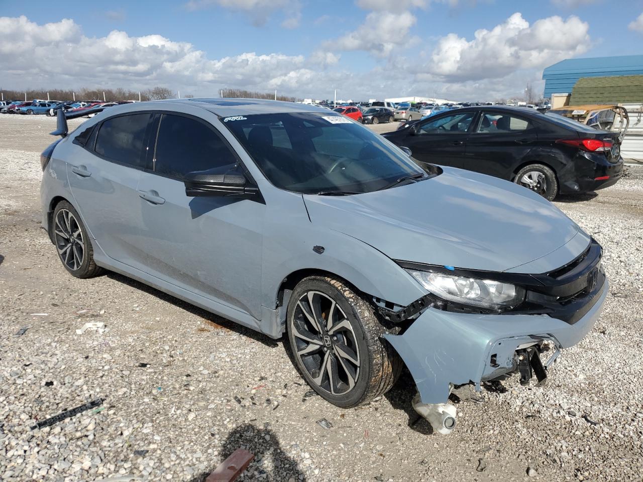 2019 Honda Civic VIN SHHFK7H68KU402258 Copart auction photo, front end damage thumbnail 4
