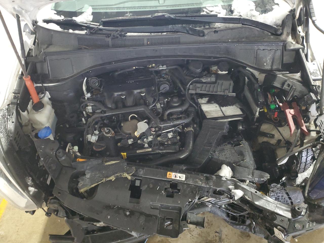 2018 Hyundai Santa Fe VIN KM8SMDHF1JU271586 Copart auction photo, front end / side damage thumbnail 12