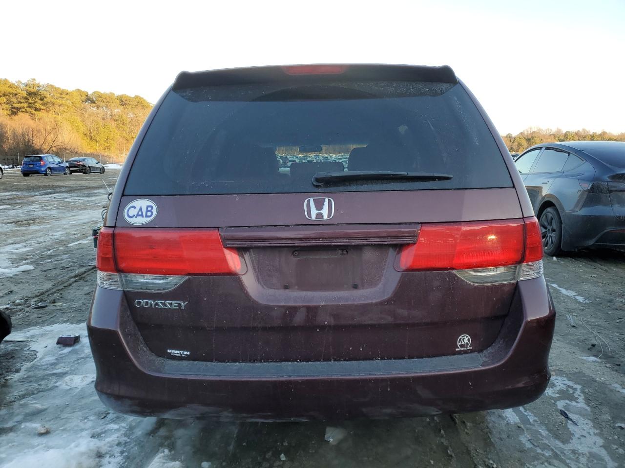 2010 Honda Odyssey VIN 5FNRL3H44AB106039 Copart auction photo, front end / minor dent/scratches damage thumbnail 6