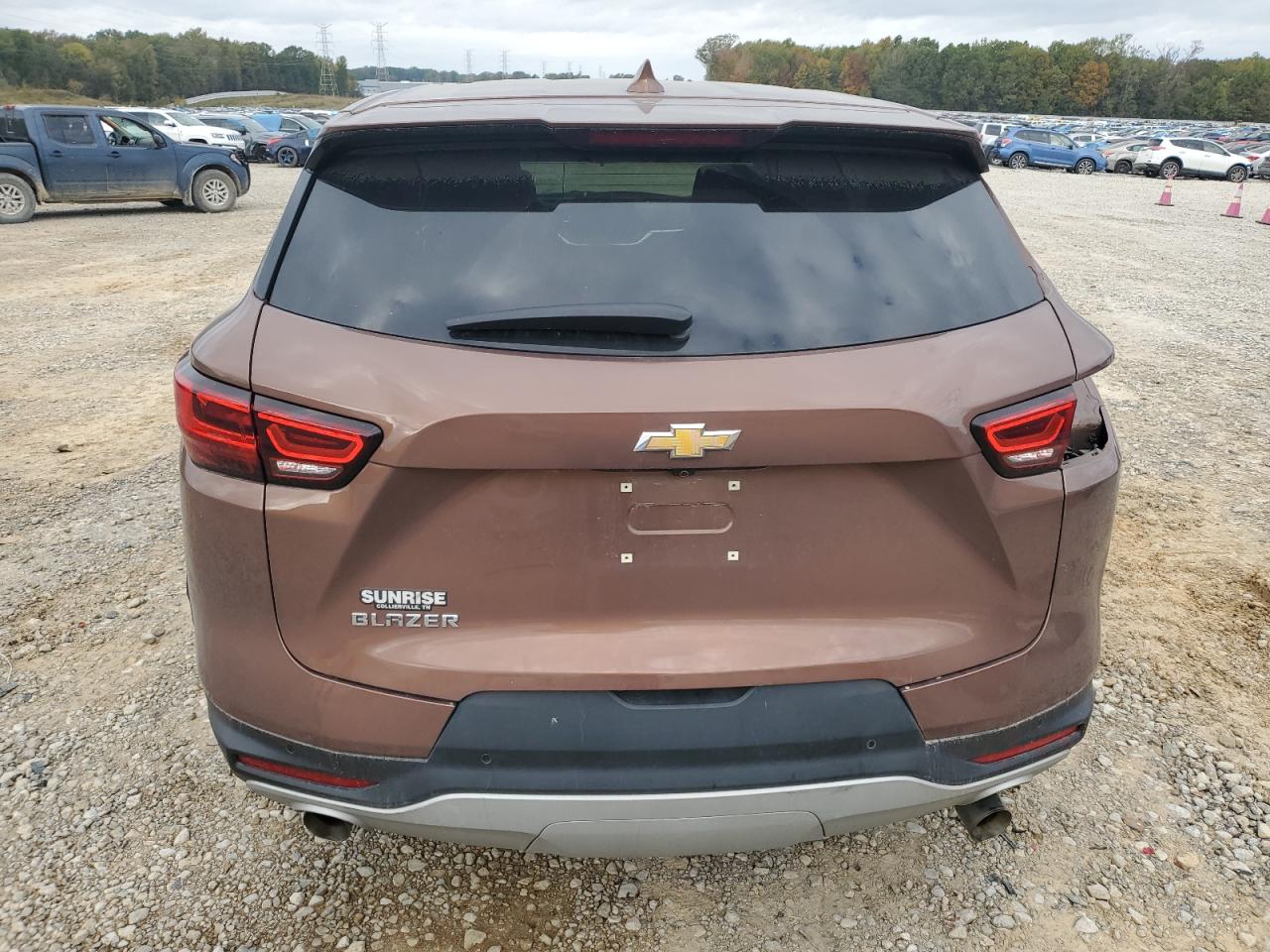 2023 Chevrolet Blazer VIN 3GNKBCR41PS102198 Copart auction photo, all over damage thumbnail 6