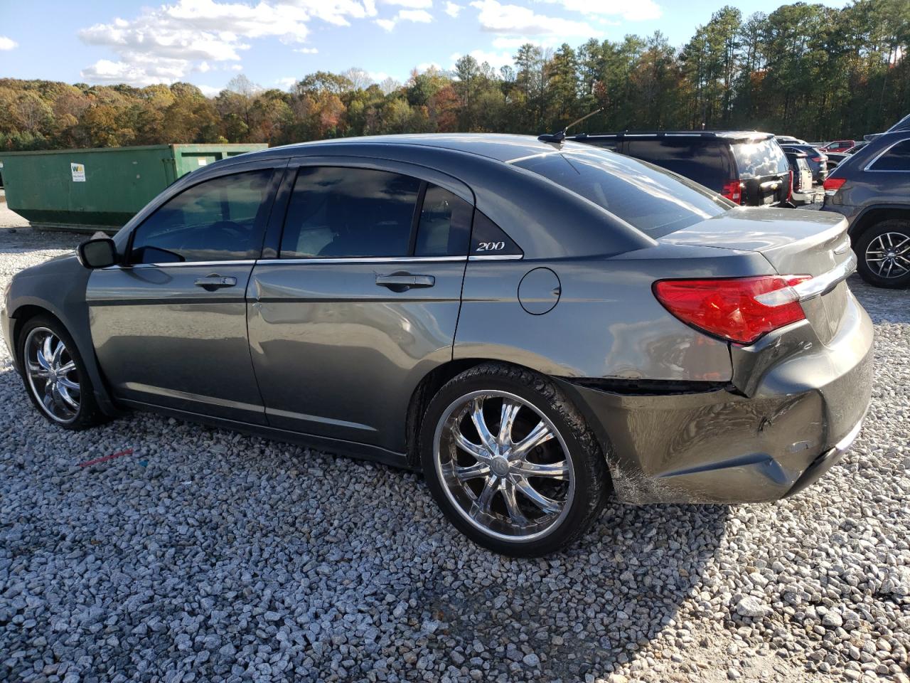 2012 Chrysler 200 VIN 1C3CCBAB8CN158145 Copart auction photo, all over damage thumbnail 2