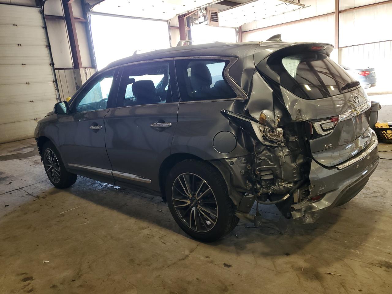 2020 Infiniti QX60 VIN 5N1DL0MM9LC516197 Copart auction photo, front end / rear end damage thumbnail 2