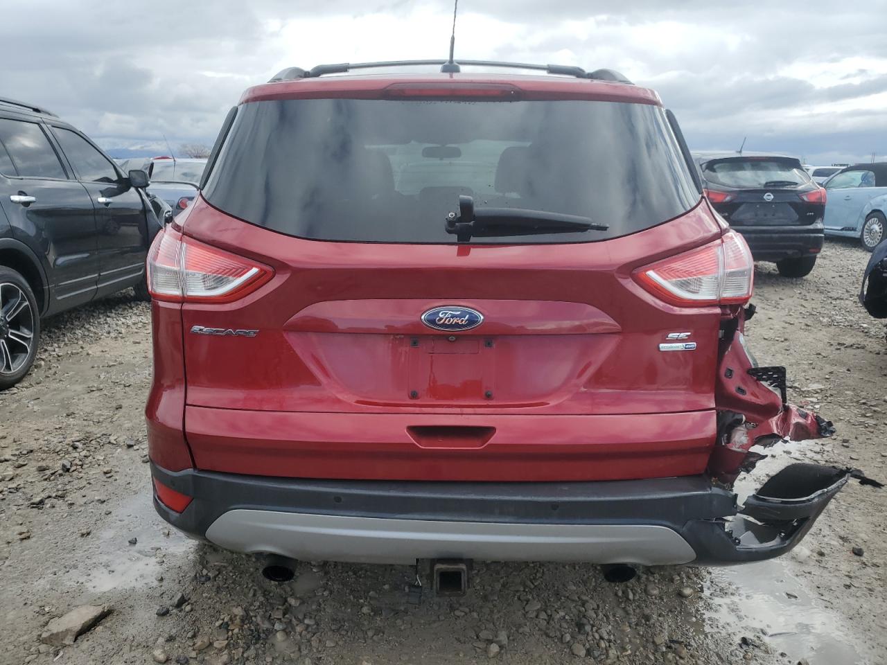 2015 Ford Escape VIN 1FMCU9G93FUA17494 Copart auction photo, side damage thumbnail 6