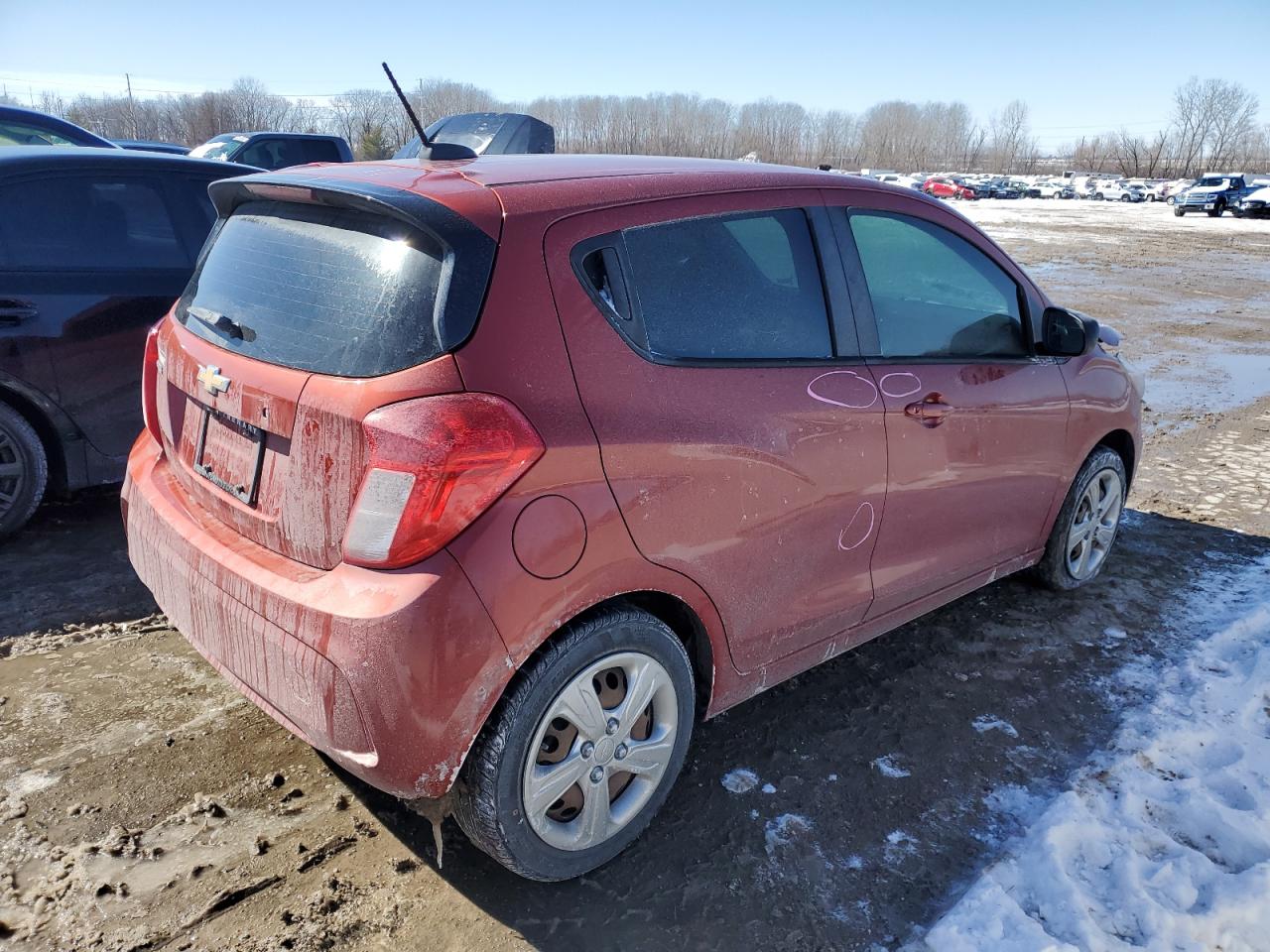 2021 Chevrolet Spark VIN KL8CB6SA0MC710691 Copart auction photo, front end damage thumbnail 3