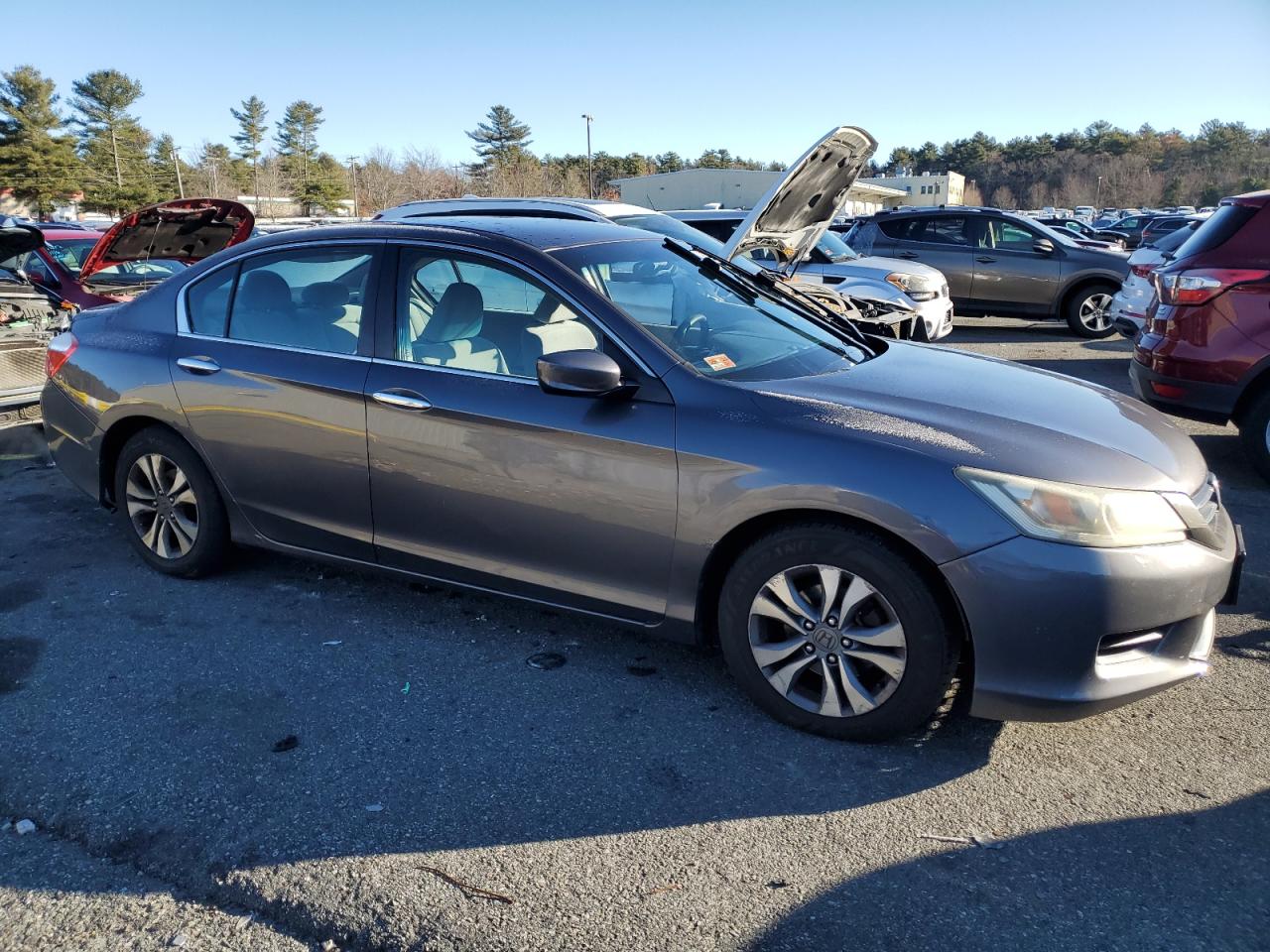 2013 Honda Accord VIN 1HGCR2F30DA110144 Copart auction photo, side damage thumbnail 4