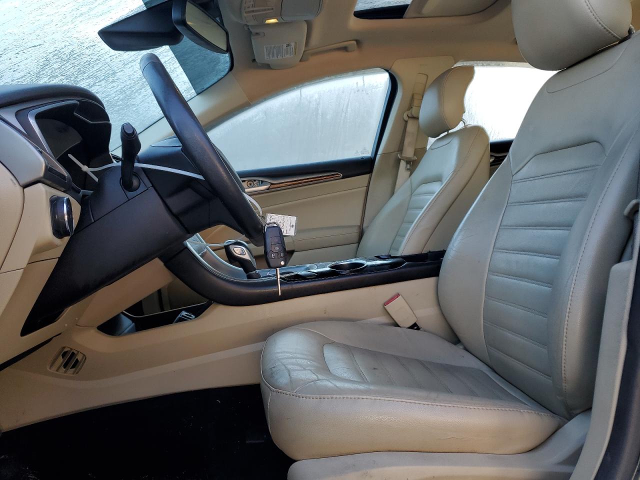 2014 Ford Fusion VIN 3FA6P0HD2ER101213 Copart auction photo, side damage thumbnail 7
