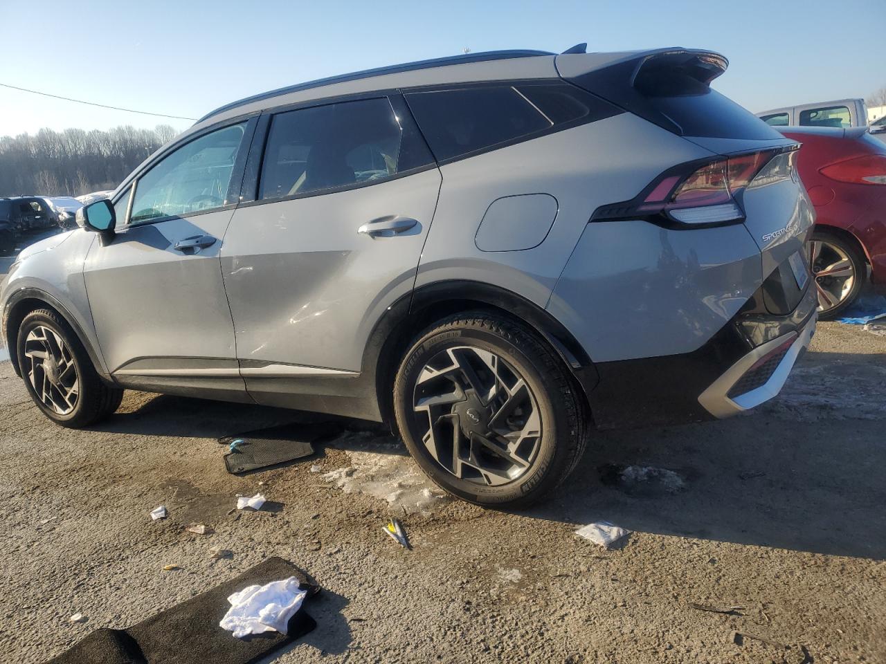 2023 KIA Sportage VIN 5XYK53AF5PG121996 Copart auction photo, side damage thumbnail 2