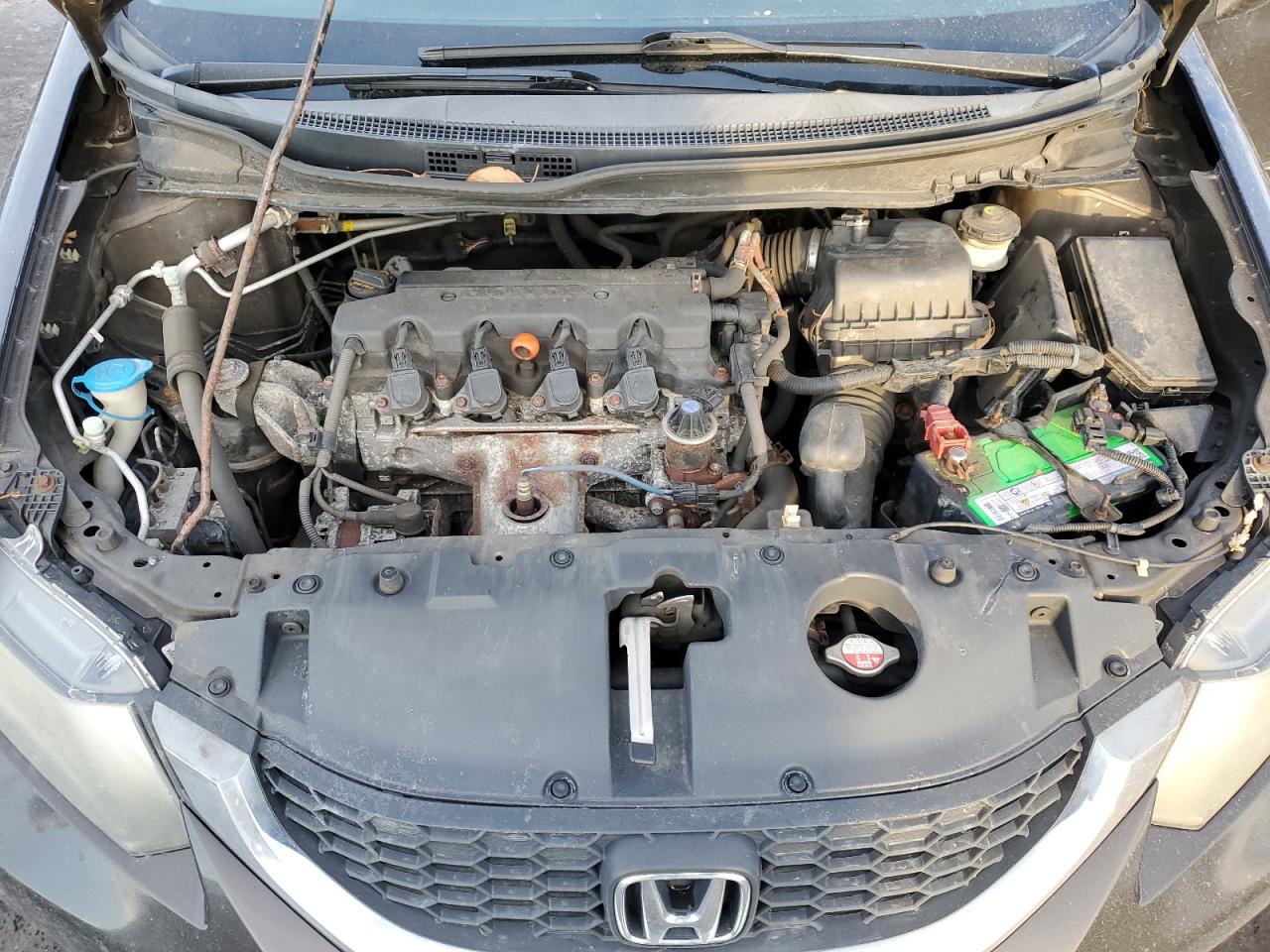 2014 Honda Civic VIN 2HGFB2F58EH510703 Copart auction photo, side / rear end damage thumbnail 11