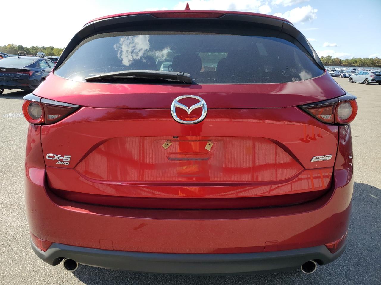 2019 Mazda CX-5 VIN JM3KFBCM2K1646002 Copart auction photo, front end / side damage thumbnail 6