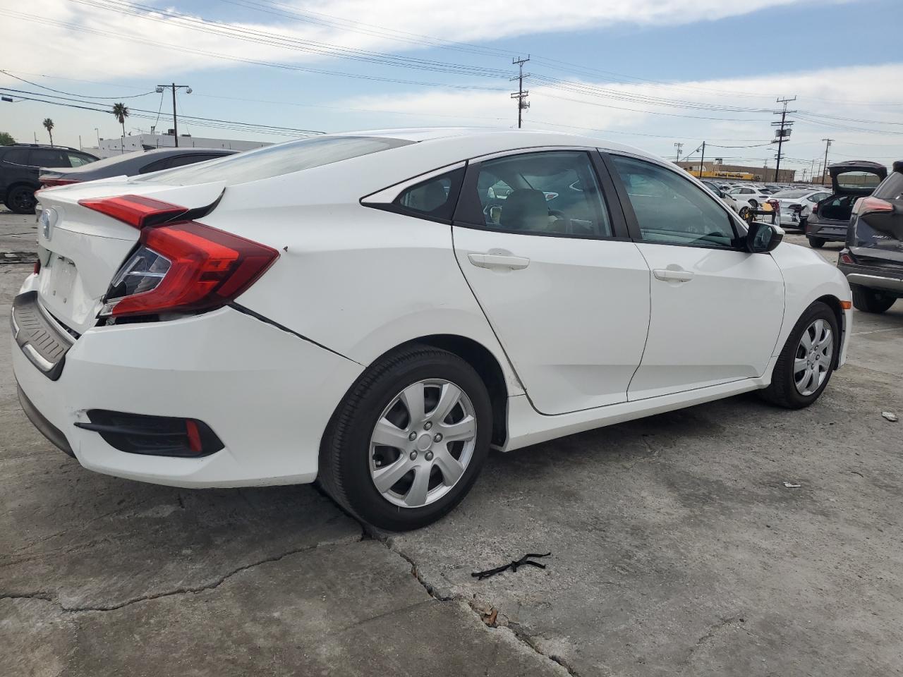 2016 Honda Civic VIN 2HGFC2F56GH567725 Copart auction photo, rear end damage thumbnail 3