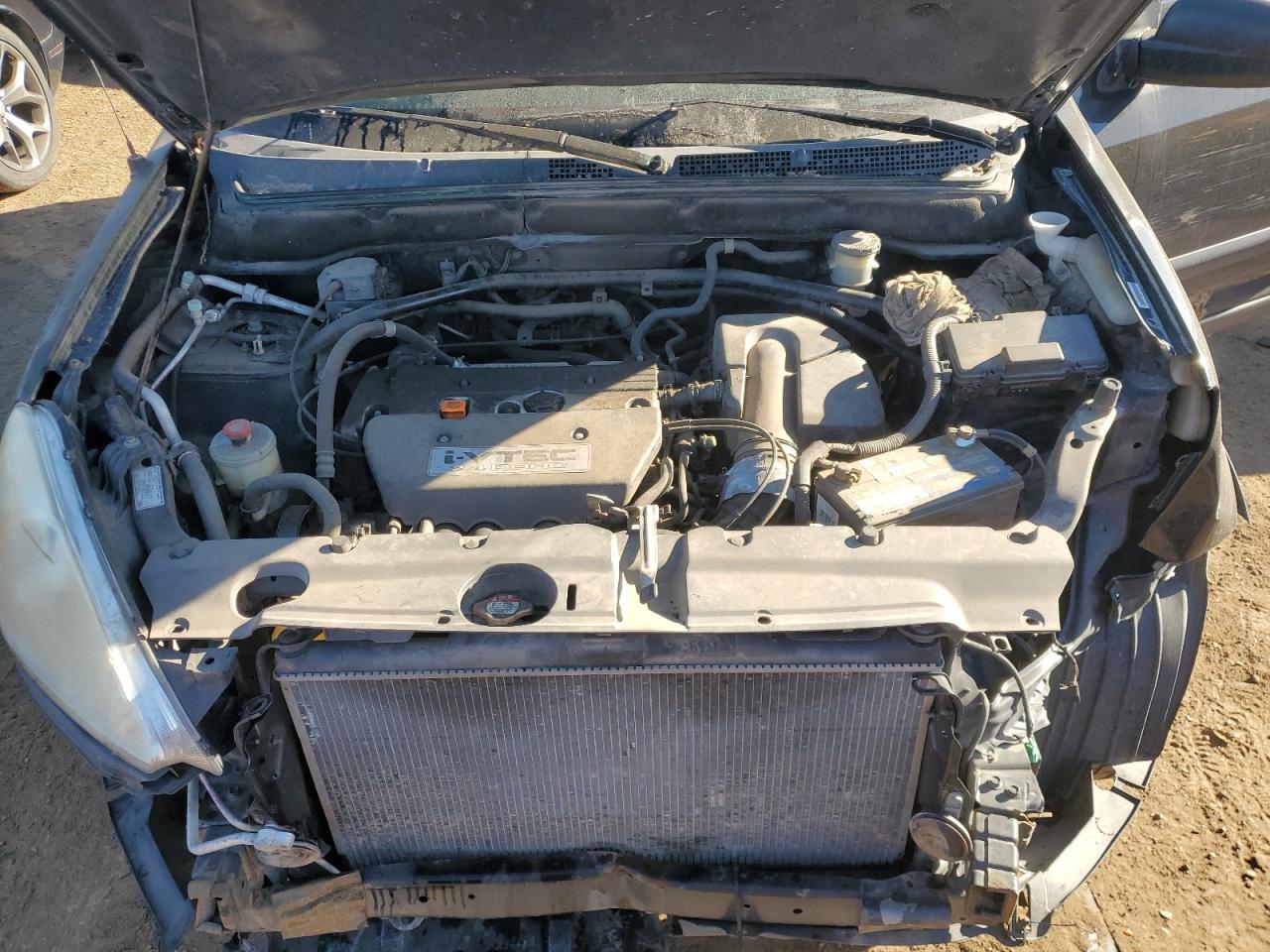 2004 Honda CR-V VIN JHLRD774X4C043703 Copart auction photo, front end / side damage thumbnail 12