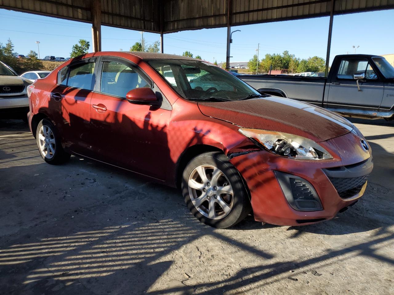 2010 Mazda 3 VIN JM1BL1SG8A1328617 Copart auction photo, all over damage thumbnail 4