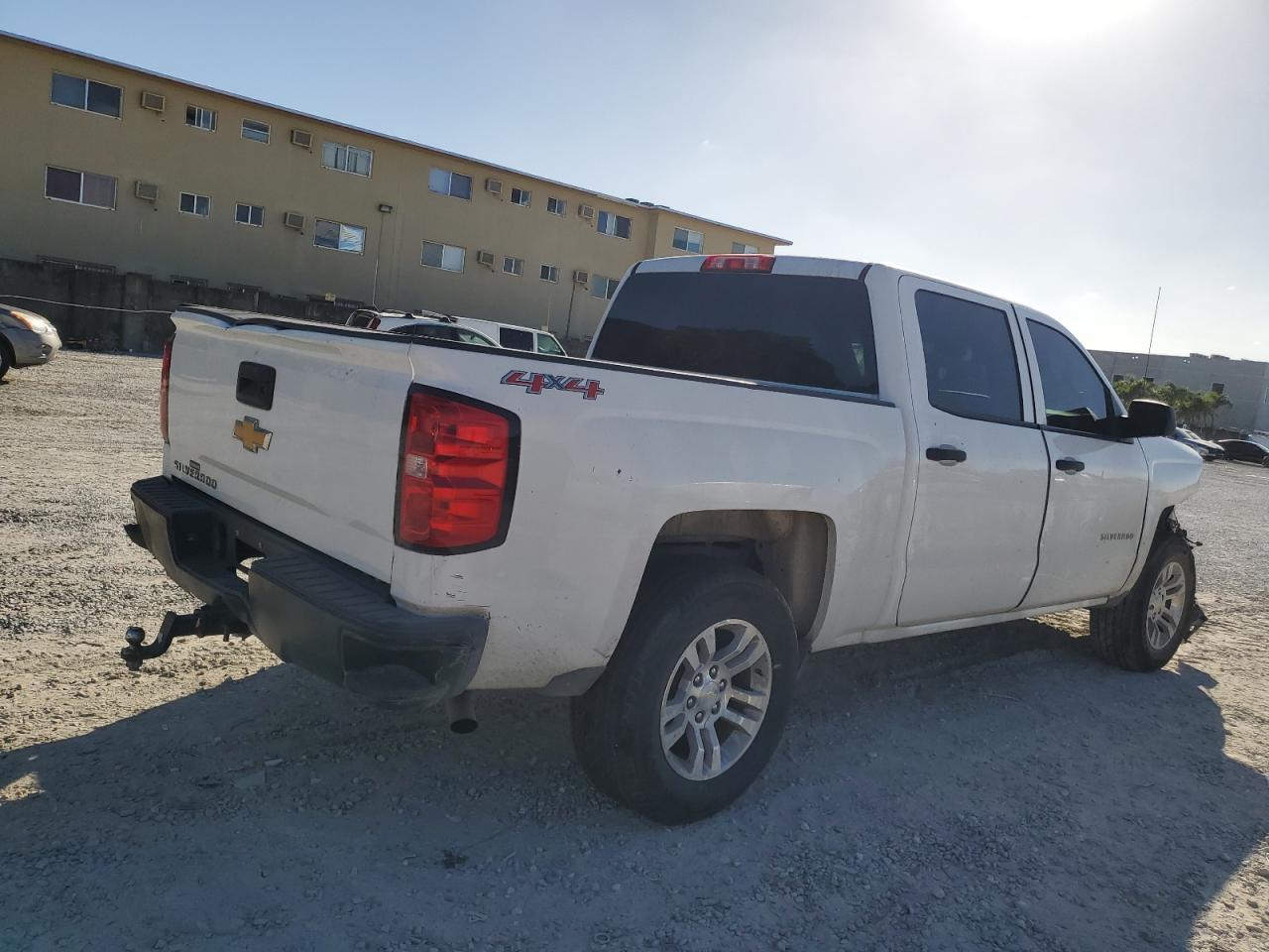 2014 Chevrolet Silverado VIN 3GCUKPEC2EG247868 Copart auction photo, front end / undercarriage damage thumbnail 3