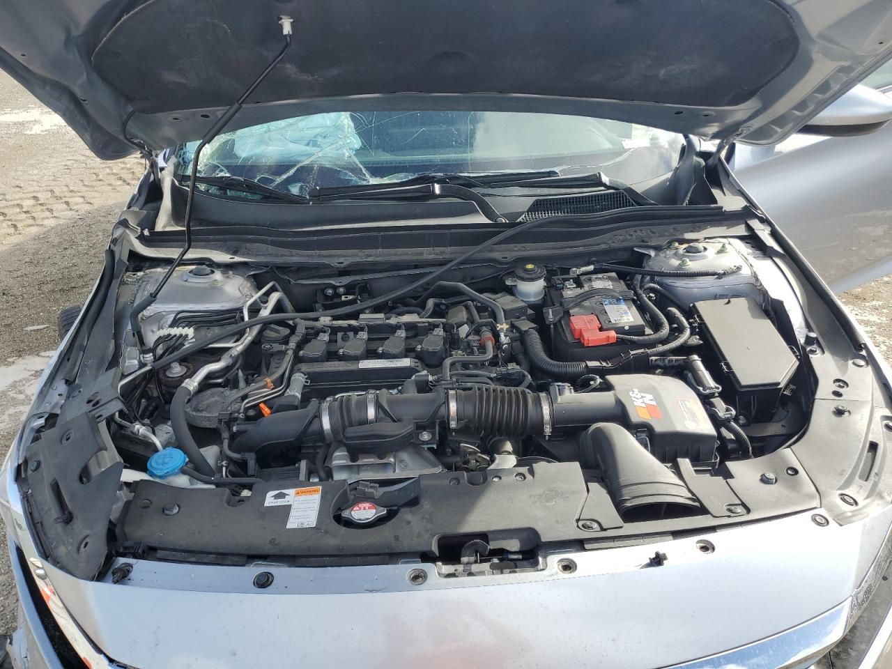 2020 Honda Accord VIN 1HGCV1F1XLA127519 Copart auction photo, all over damage thumbnail 11