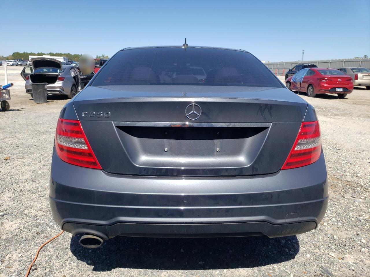 2014 Mercedes-Benz C-klasse VIN WDDGF4HB3EA959281 Copart auction photo, front end damage thumbnail 6