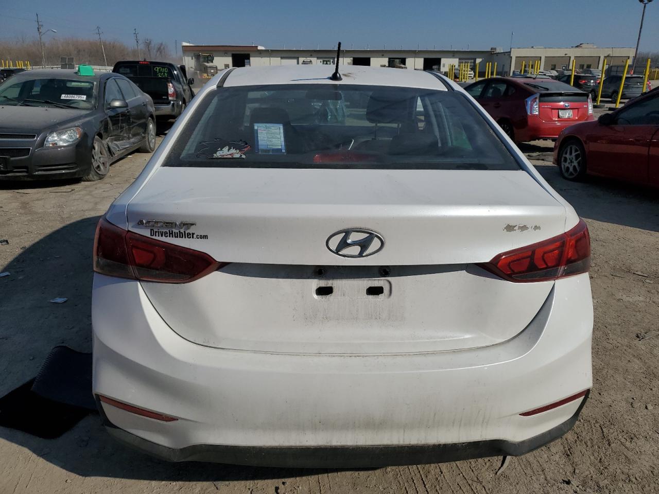 2019 Hyundai Accent VIN 3KPC24A35KE060664 Copart auction photo, front end / minor dent/scratches damage thumbnail 6