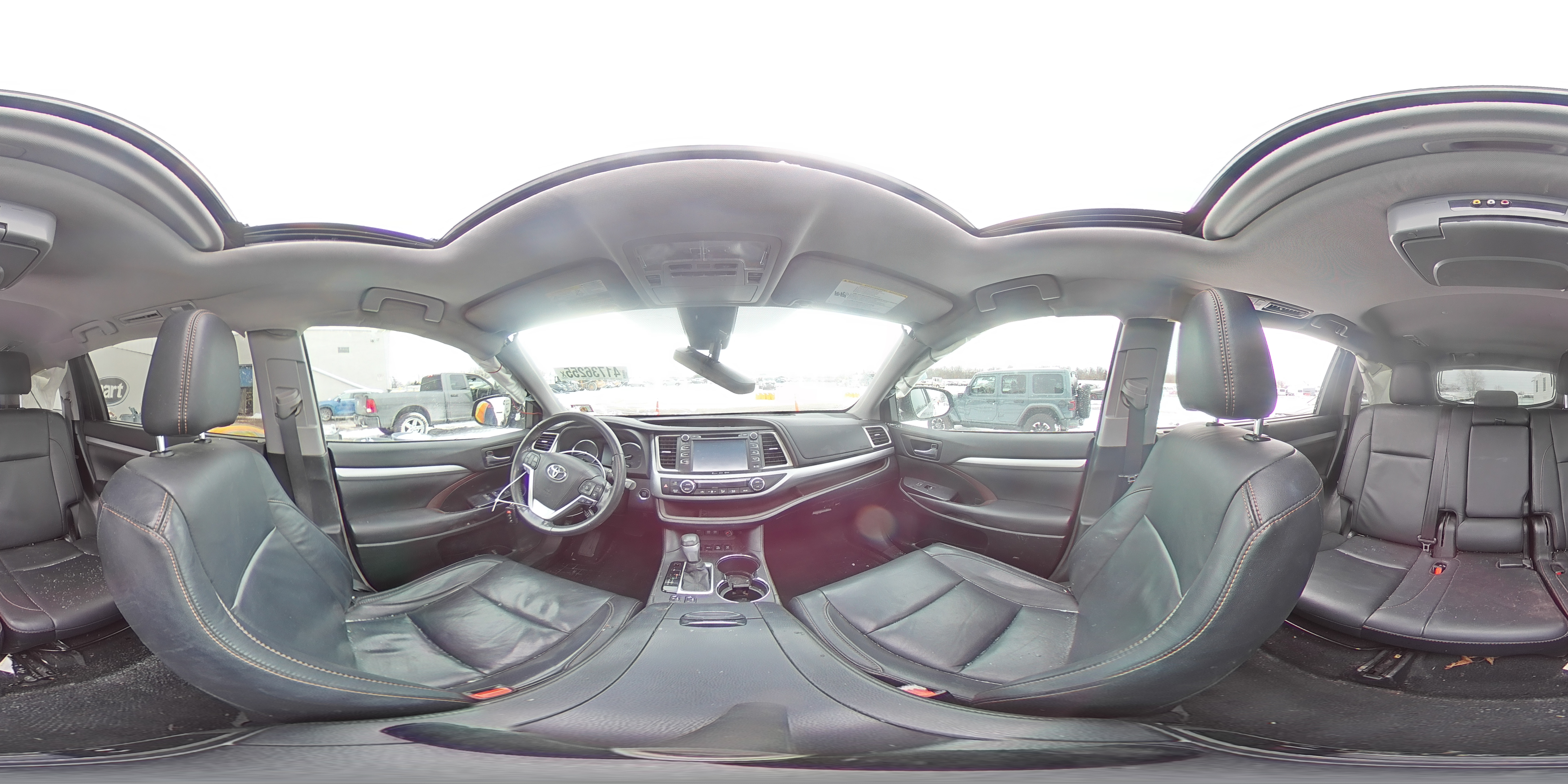 2017 Toyota Highlander VIN 5TDJZRFH1HS357384 Copart auction photo, front end / side damage thumbnail 15