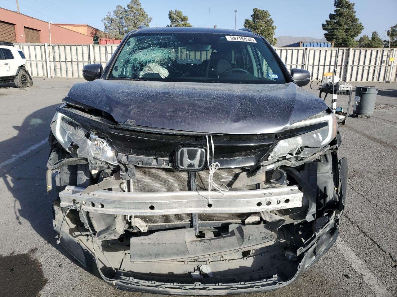 2021 Honda Pilot VIN 5FNYF5H26MB032236 Copart auction photo, front end / minor dent/scratches damage thumbnail 5