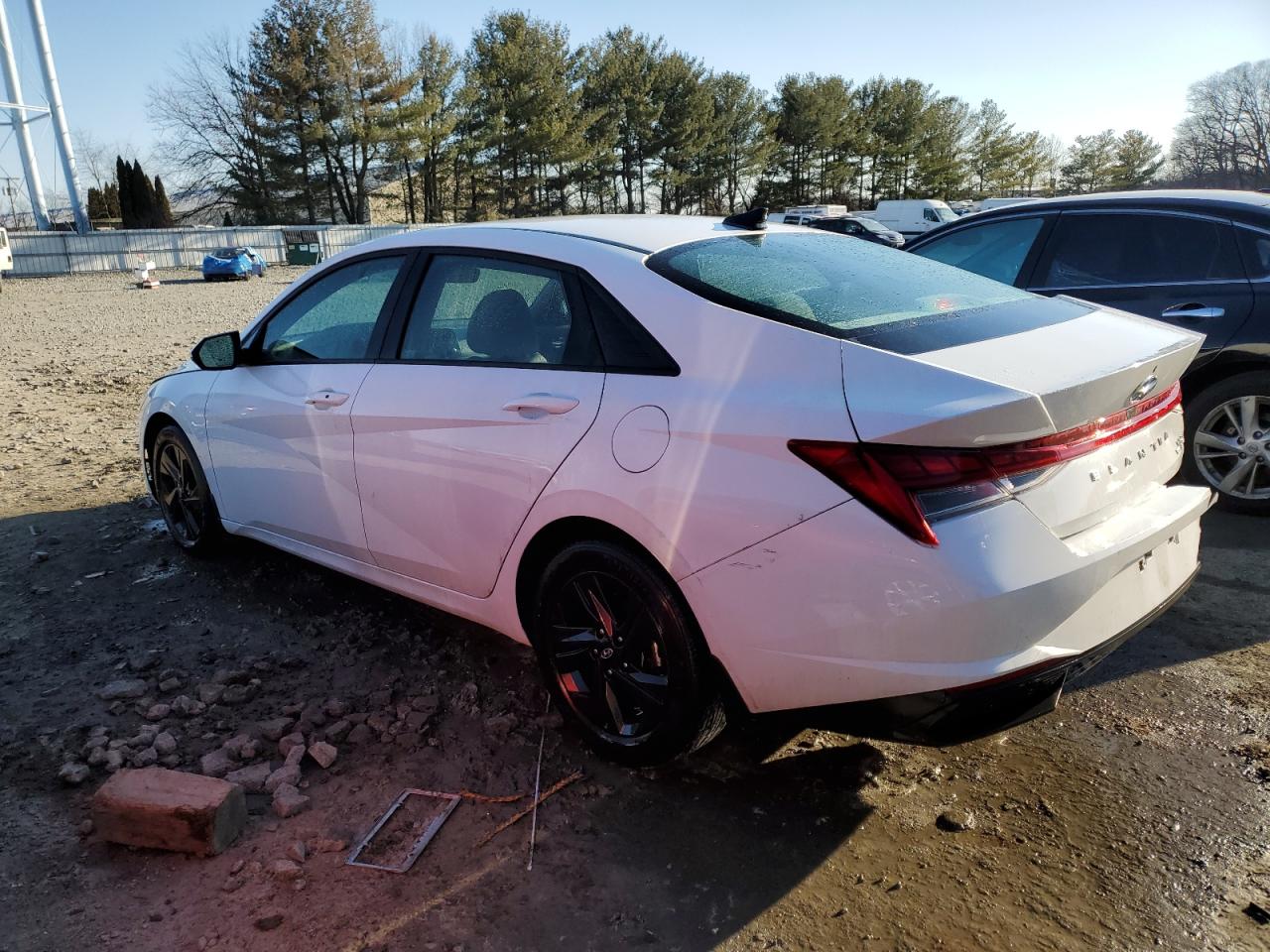 2023 Hyundai Elantra VIN KMHLM4AJ0PU036690 Copart auction photo, rear end damage thumbnail 2