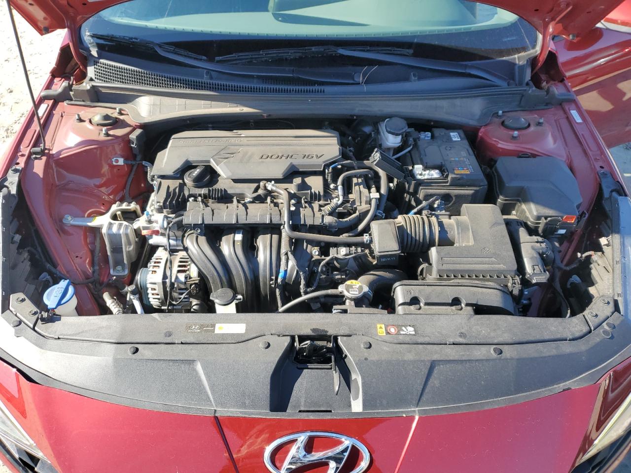 2023 Hyundai Elantra VIN KMHLS4AG6PU567189 Copart auction photo, side damage thumbnail 11