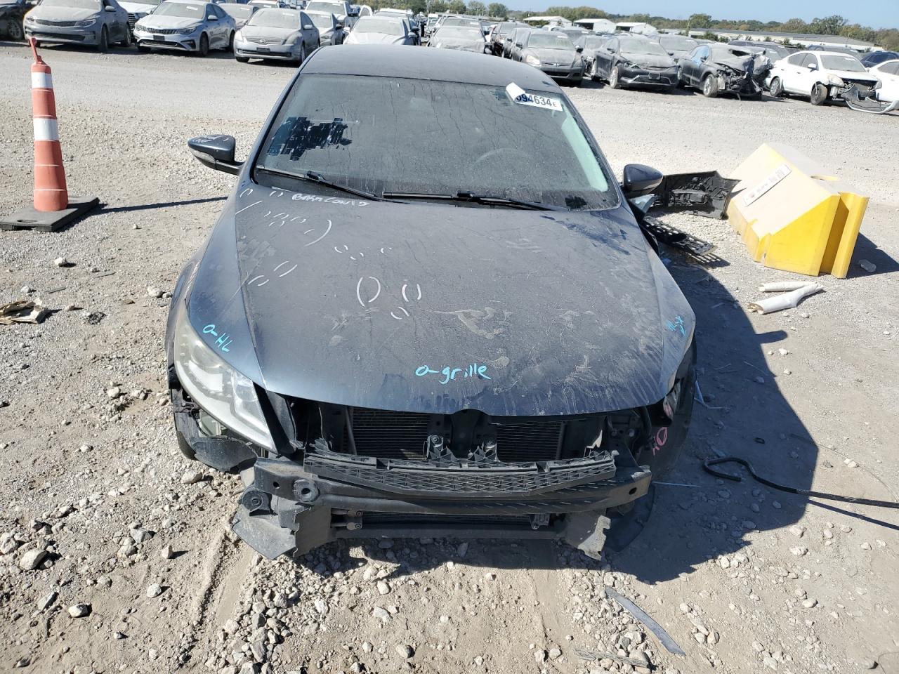 2013 Volkswagen Passat CC VIN WVWBP7AN0DE502152 Copart auction photo, front end damage thumbnail 5
