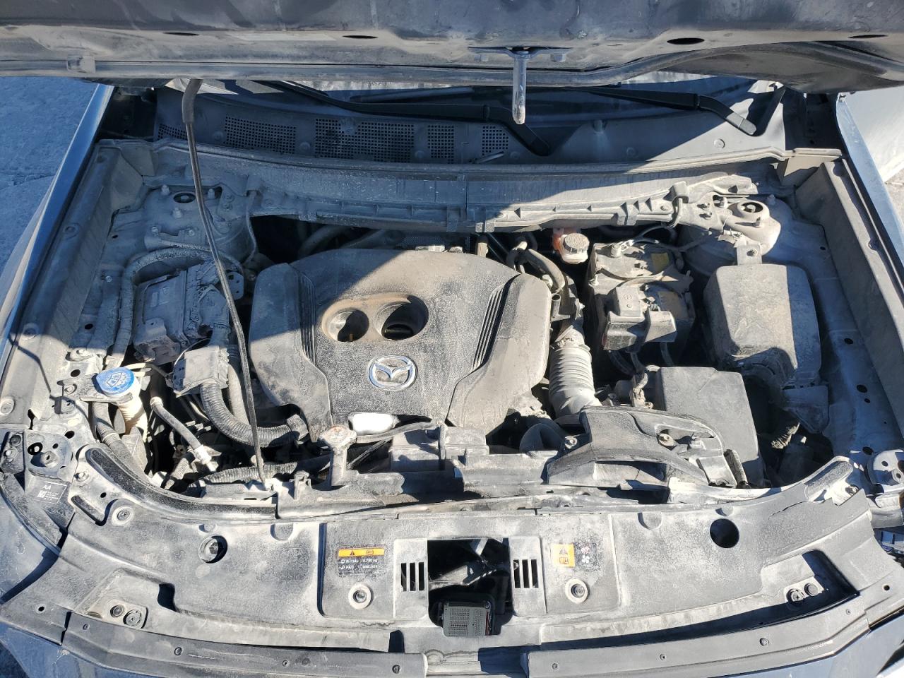 2021 Mazda CX-9 VIN JM3TCBDY1M0539210 Copart auction photo, front end / side damage thumbnail 12