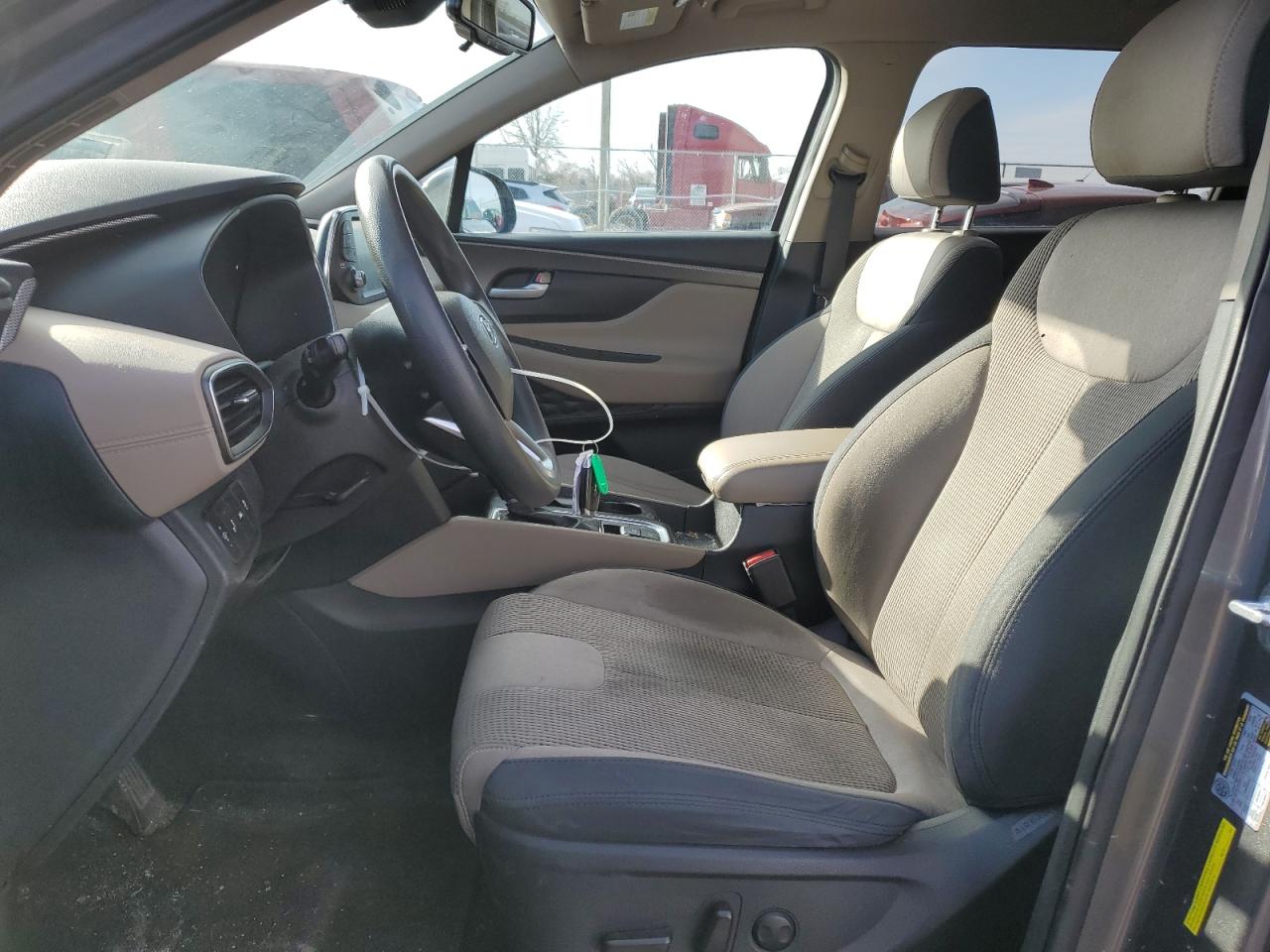 2020 Hyundai Santa Fe VIN 5NMS33AD6LH162626 Copart auction photo, front end / minor dent/scratches damage thumbnail 7