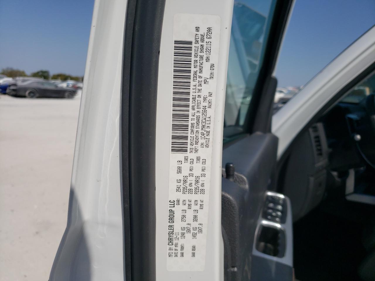 2012 Jeep Liberty (North America) VIN 1C4PJMAK3CW125644 Copart auction photo, rear end / side damage thumbnail 16