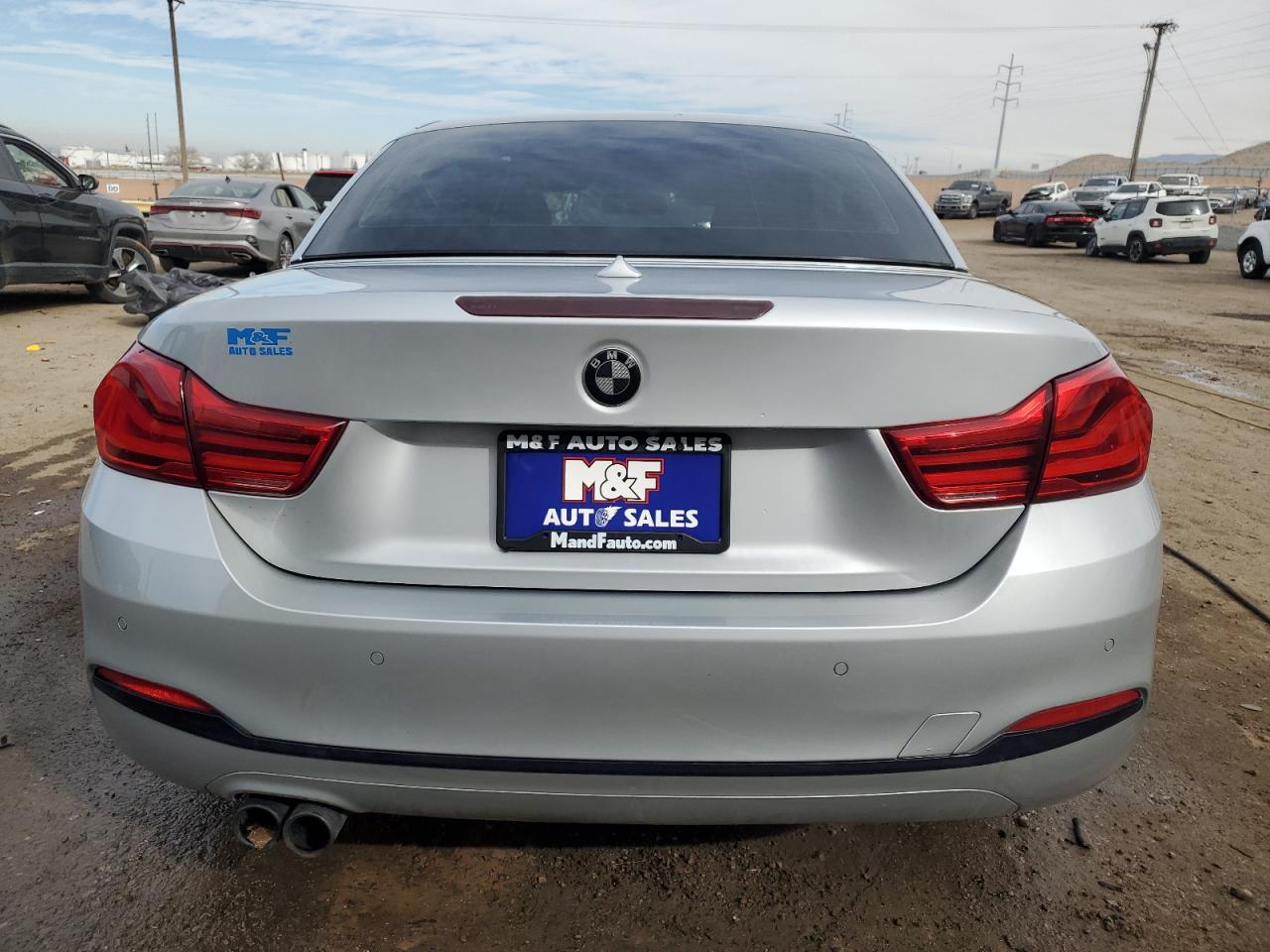 2018 BMW 4er VIN WBA4Z1C59JEC59109 Copart auction photo, front end / side damage thumbnail 6