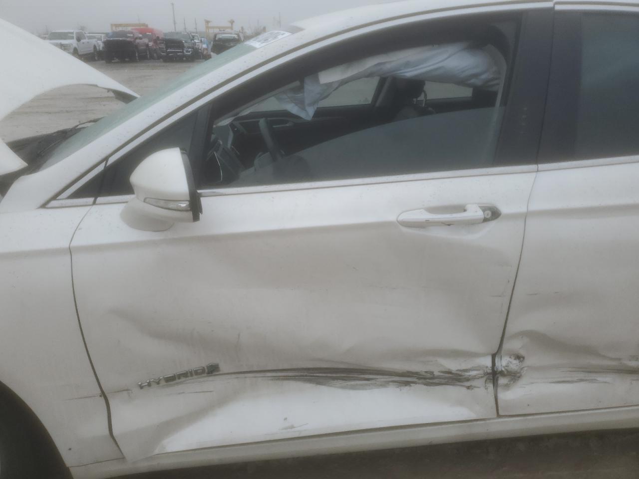 2013 Ford Fusion VIN 3FA6P0LU9DR273213 Copart auction photo, side damage thumbnail 7