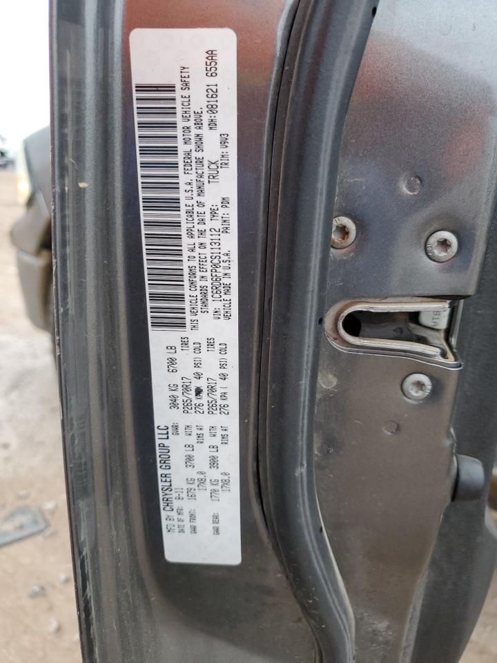 2012 Dodge RAM VIN 1C6RD6FP0CS113112 Copart auction photo, all over damage thumbnail 12