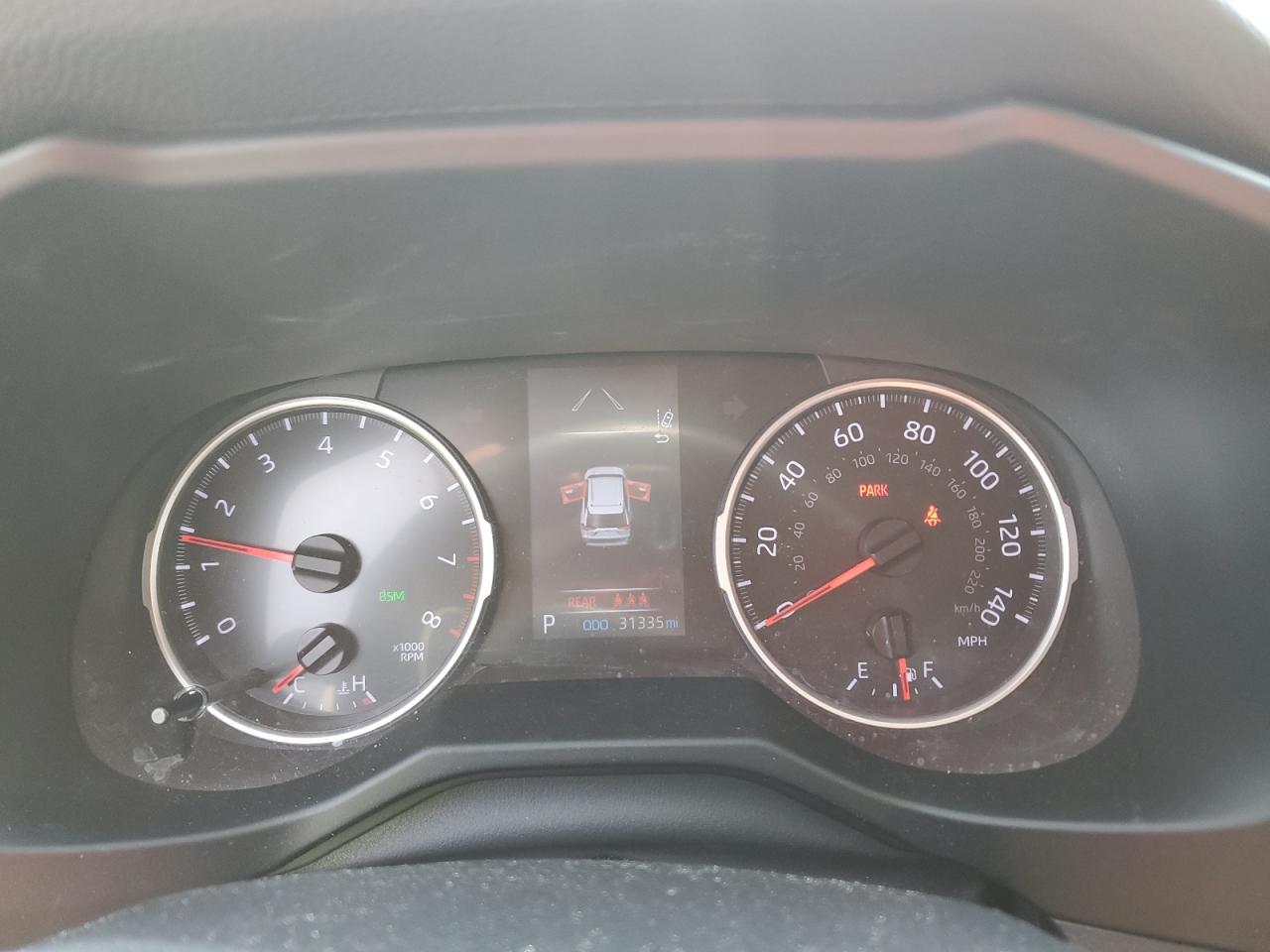 2021 Toyota RAV 4 VIN 2T3C1RFV4MW132102 Copart auction photo, water/flood damage thumbnail 9