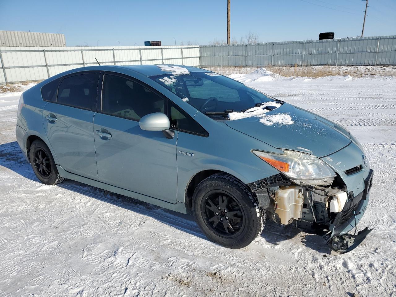 2014 Toyota Prius VIN JTDKN3DU0E1762268 Copart auction photo, front end / side damage thumbnail 4