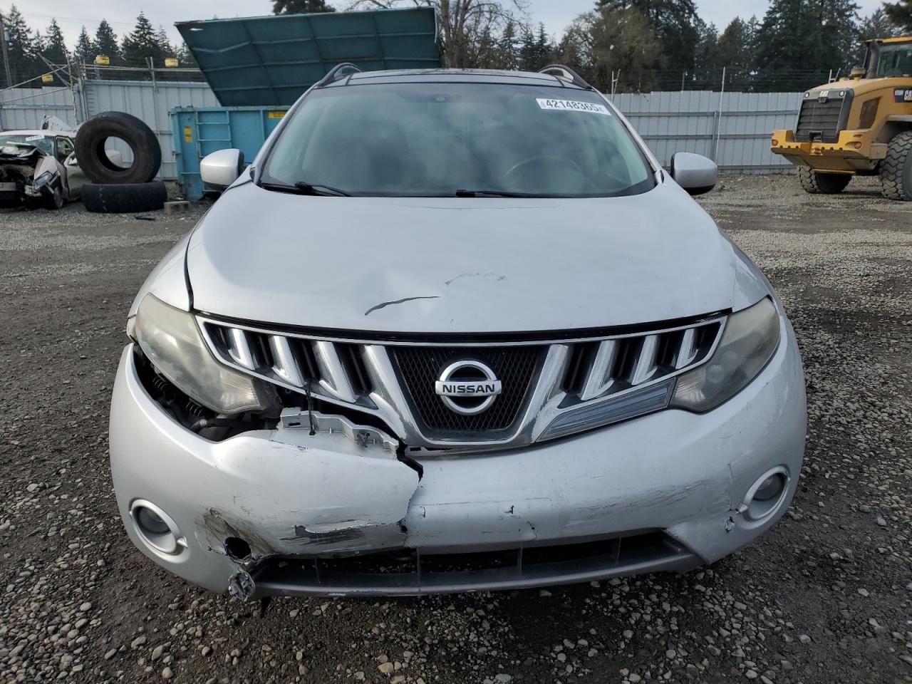 2010 Nissan Murano VIN JN8AZ1MW0AW114890 Copart auction photo, front end damage thumbnail 5