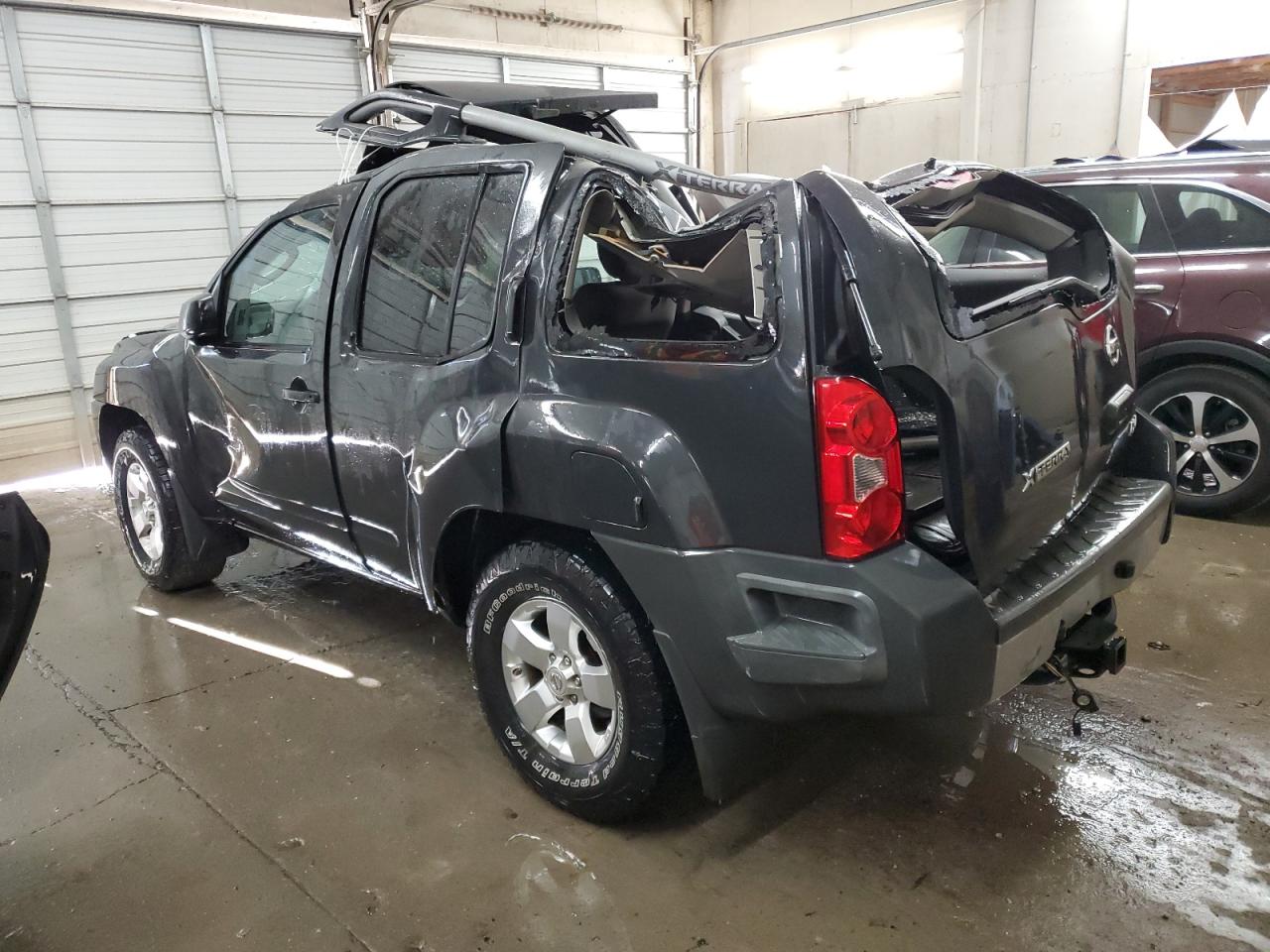 2010 Nissan XTerra VIN 5N1AN0NWXAC524836 Copart auction photo, top/roof / side damage thumbnail 2