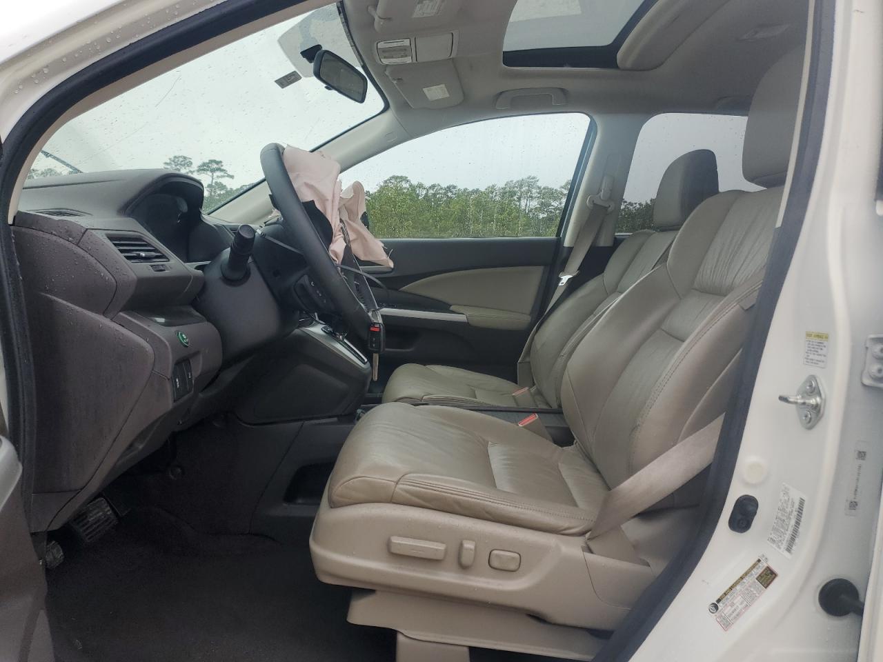 2014 Honda CR-V VIN 5J6RM3H70EL041386 Copart auction photo, front end / side damage thumbnail 7