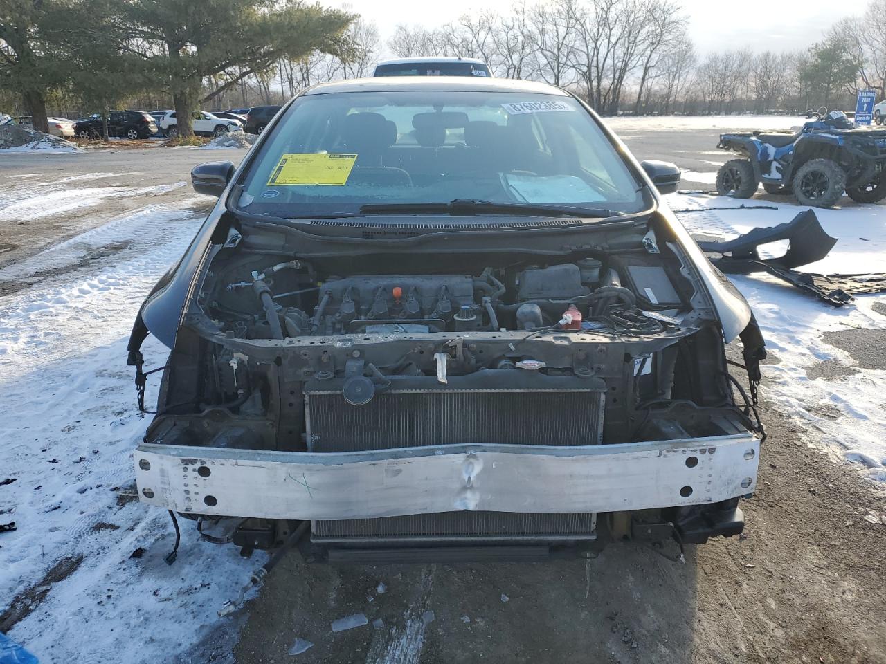 2014 Honda Civic VIN 2HGFB2F51EH542828 Copart auction photo, front end damage thumbnail 5