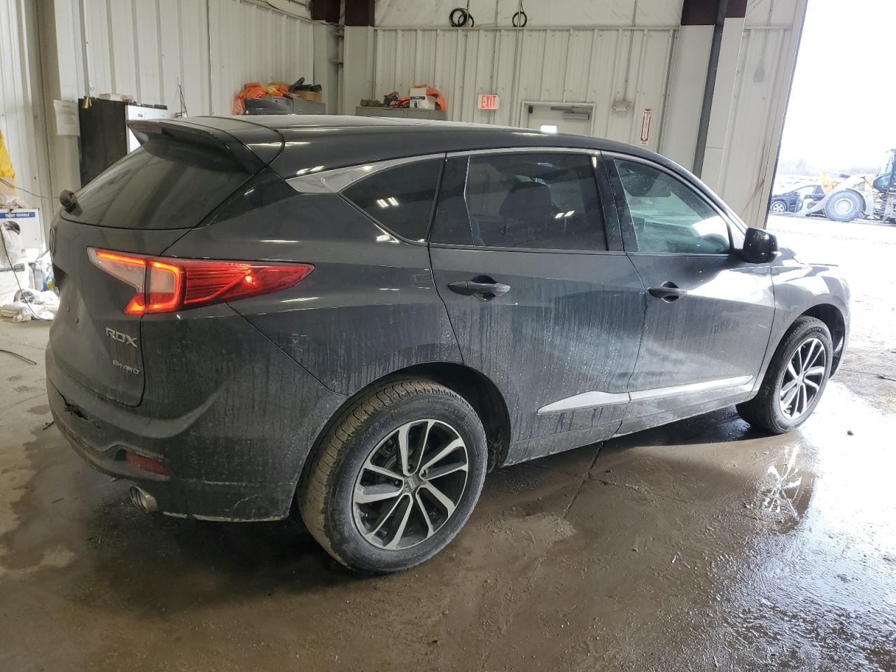 2019 Acura RDX VIN 5J8TC2H58KL013100 Copart auction photo, side / front end damage thumbnail 3