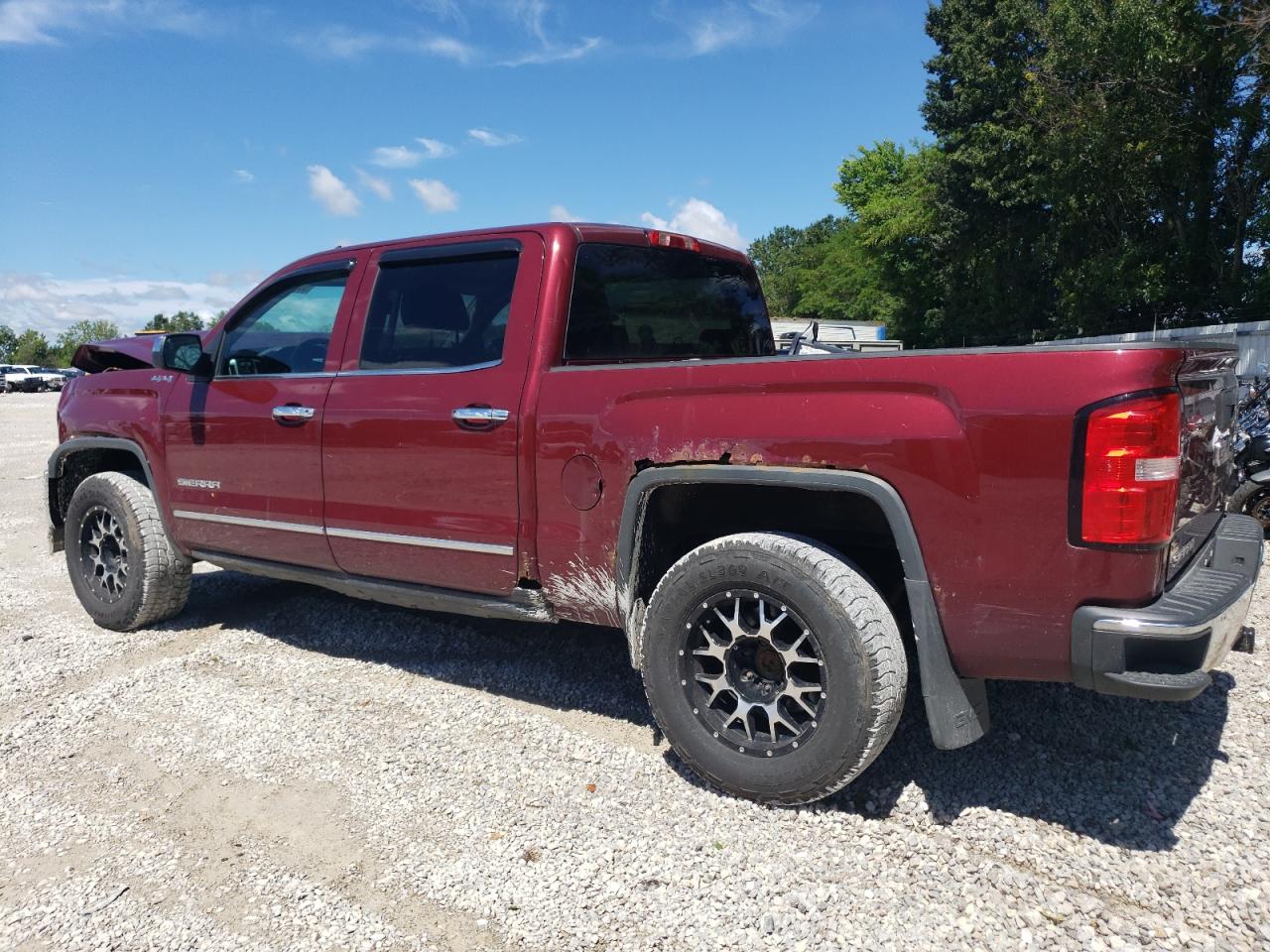 2014 GMC Sierra VIN 3GTU2VEC9EG447845 Copart auction photo, front end / rear end damage thumbnail 2