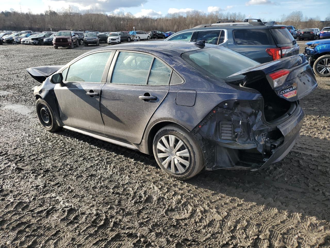 2021 Toyota Corolla VIN 5YFEPMAE9MP201491 Copart auction photo, front end / rear end damage thumbnail 2