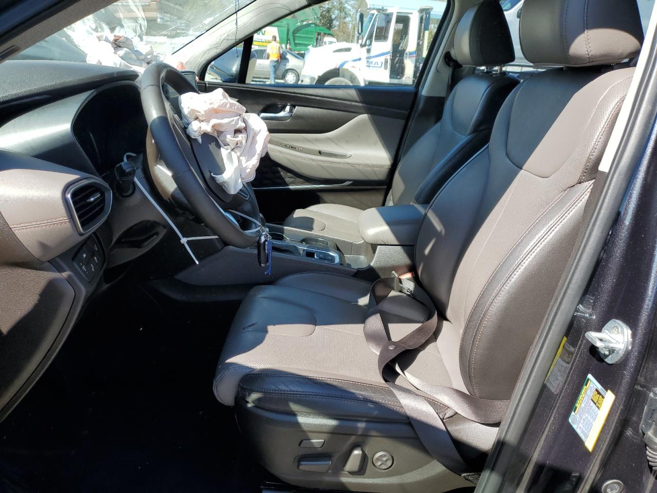 2020 Hyundai Santa Fe VIN 5NMS53AD5LH208585 Copart auction photo, all over damage thumbnail 7