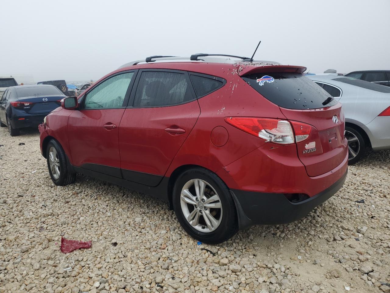 2012 Hyundai Tucson VIN KM8JU3AC4CU374848 Copart auction photo, front end / minor dent/scratches damage thumbnail 2
