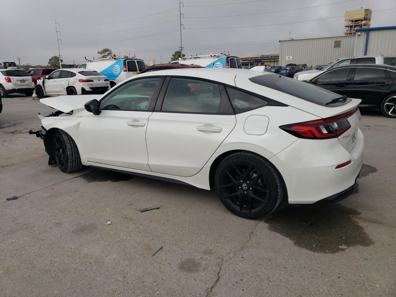 2022 Honda Civic VIN 19XFL2H85NE021836 Copart auction photo, front end / side damage thumbnail 2